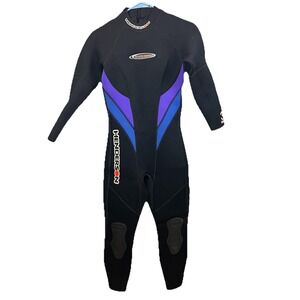Henderson Dive Wear N830WB Black 3mm Full Wetsuit Women's Size 6
